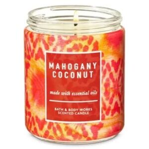 Mahogany Coconut Single Wick